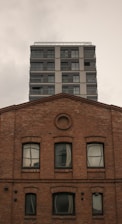 a building with a clock on it