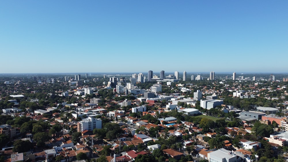 a city with many buildings