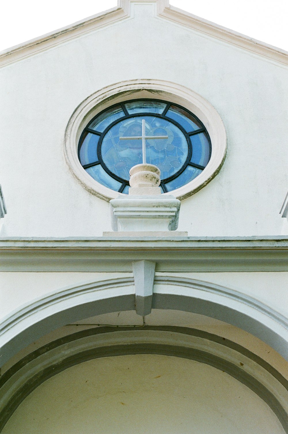 a clock on a building