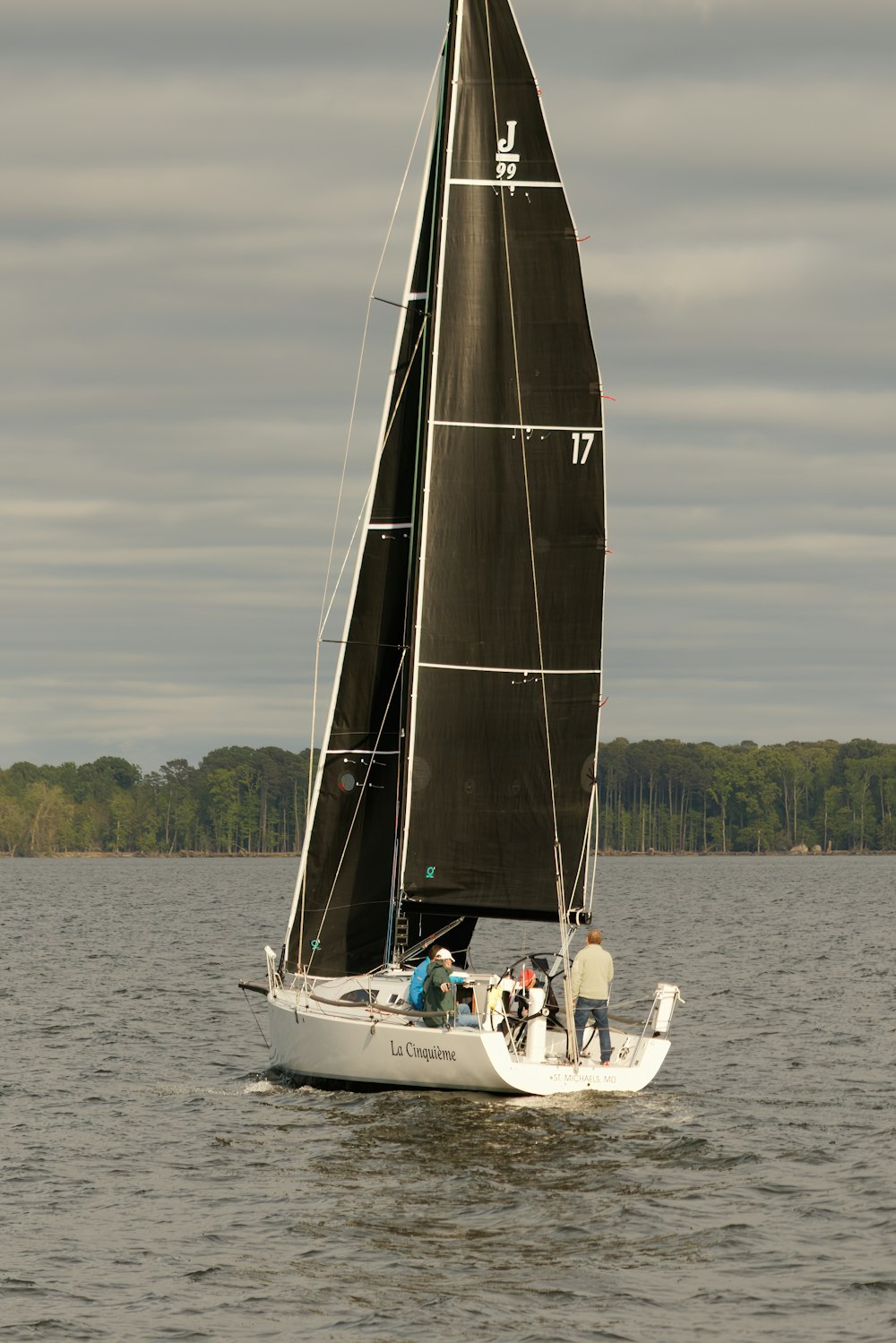 a sailboat on the water