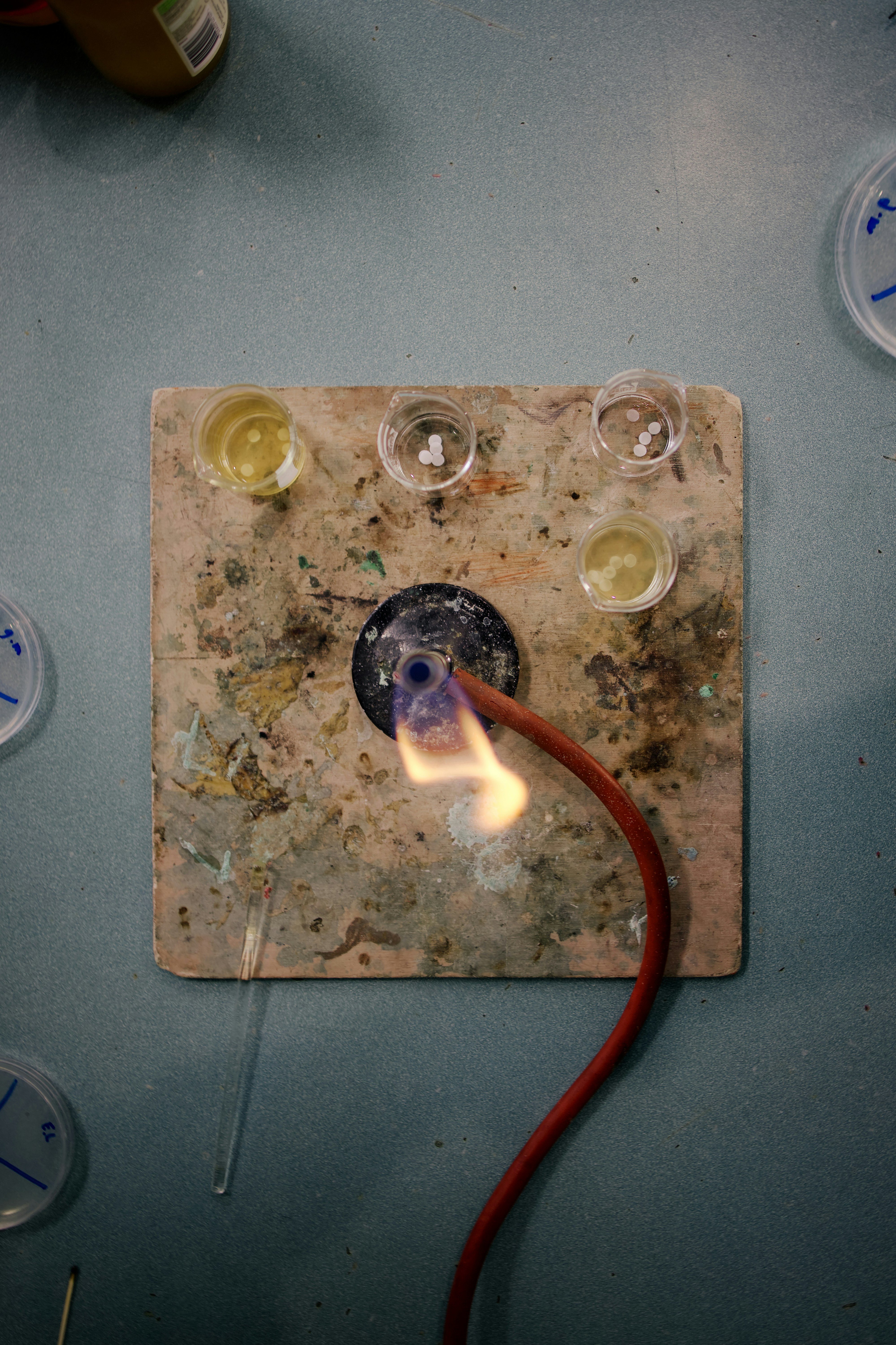 a small toy on a table