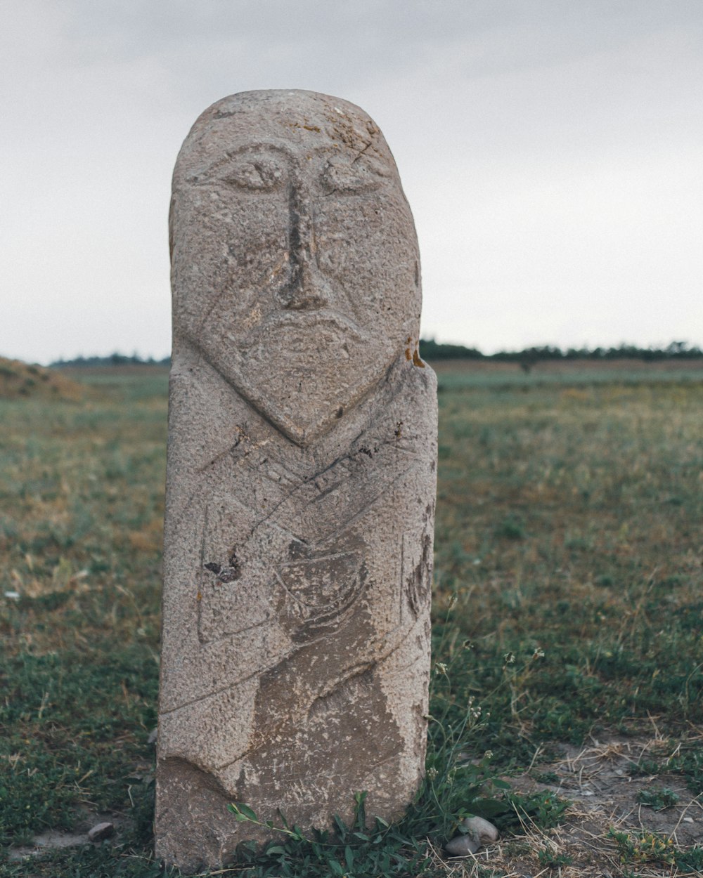 a stone with writing on it