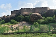 a large rock formation