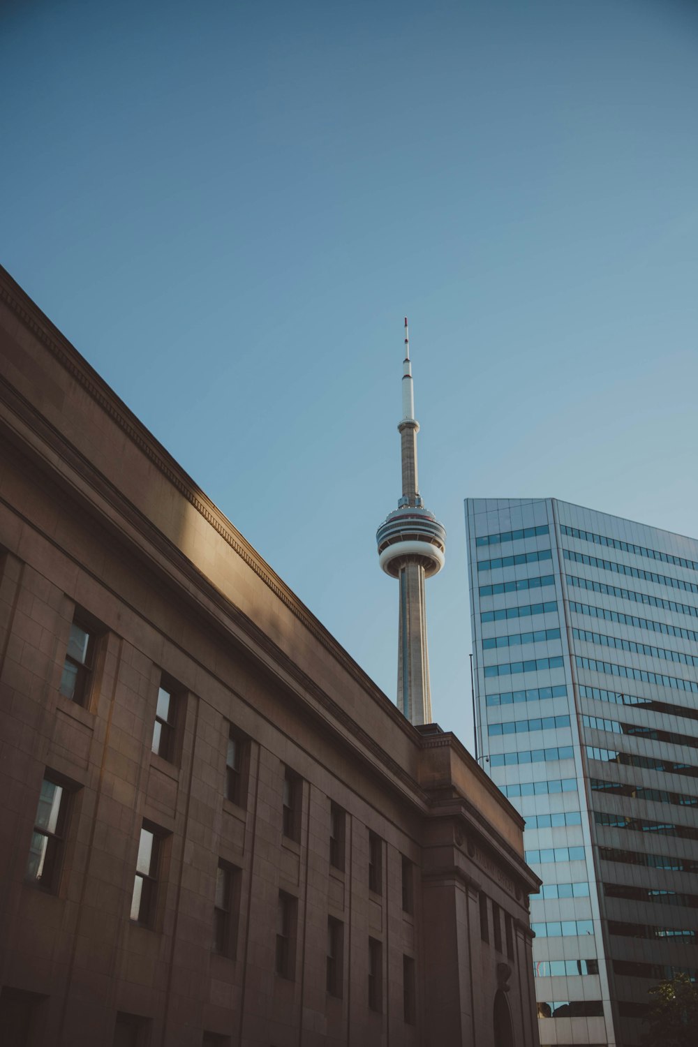 a tall building with a pointy tower