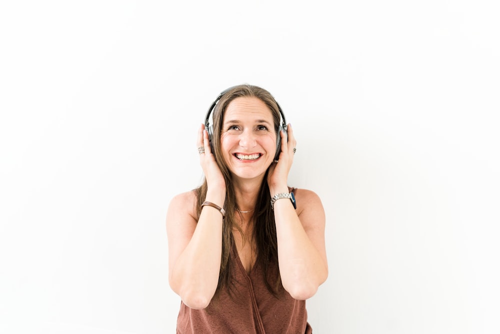 a woman talking on the phone