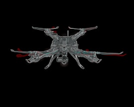 A visual representation of a contact form for drone requests.