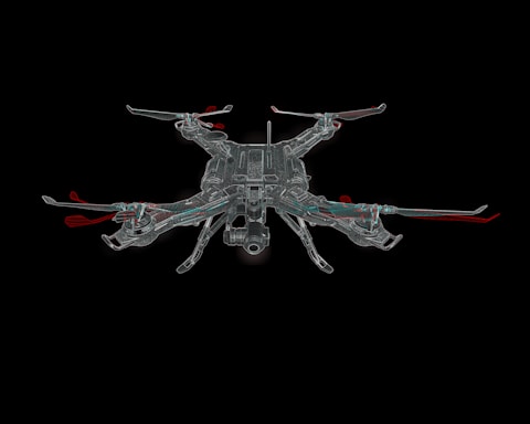 A visual representation of a contact form for drone requests.