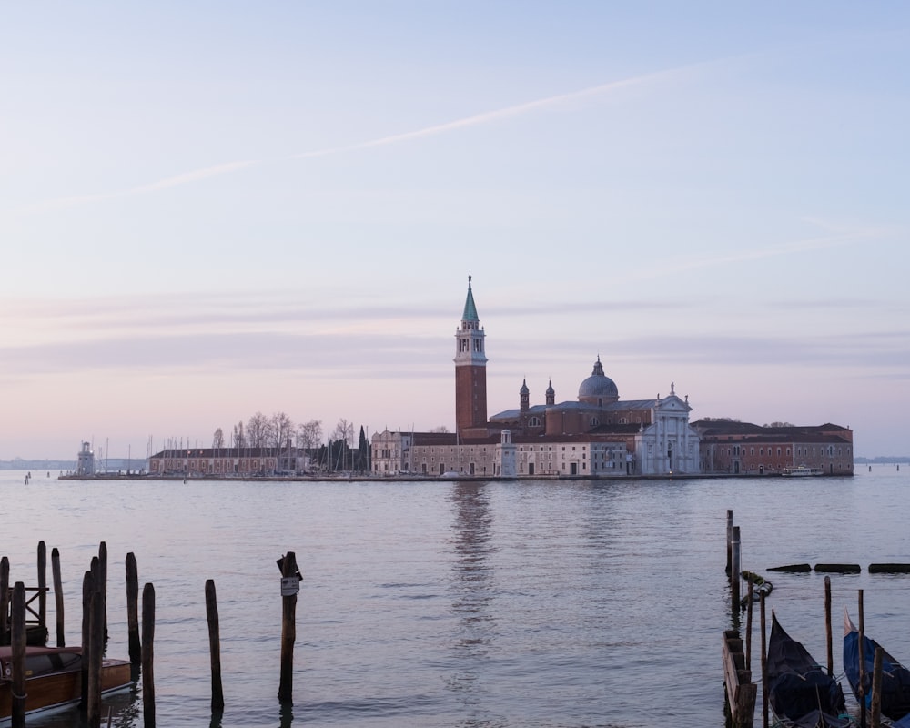 a building on the water