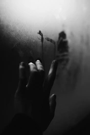 a hand holding a stick