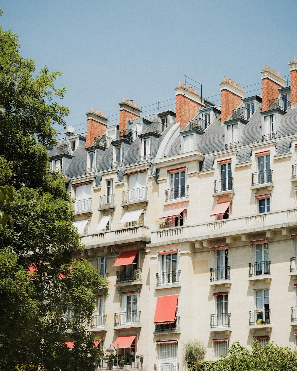 a row of buildings