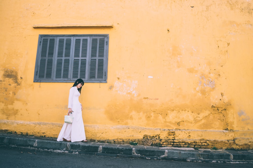 a person in a white dress