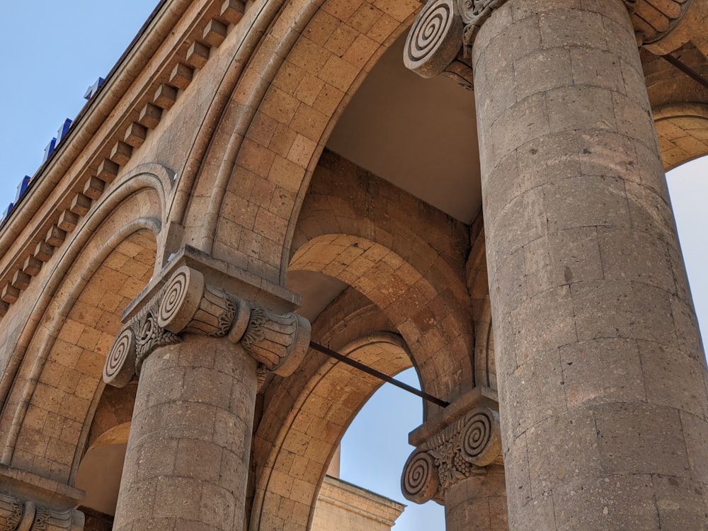 a close-up of a building