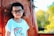 a girl wearing glasses