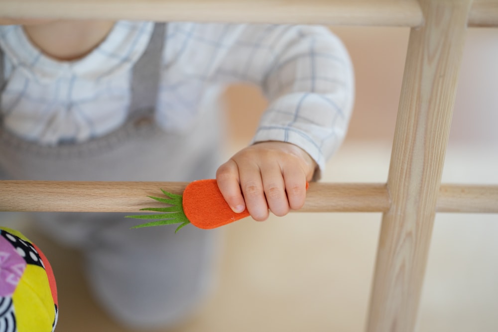 a person cutting a plant with a scissors