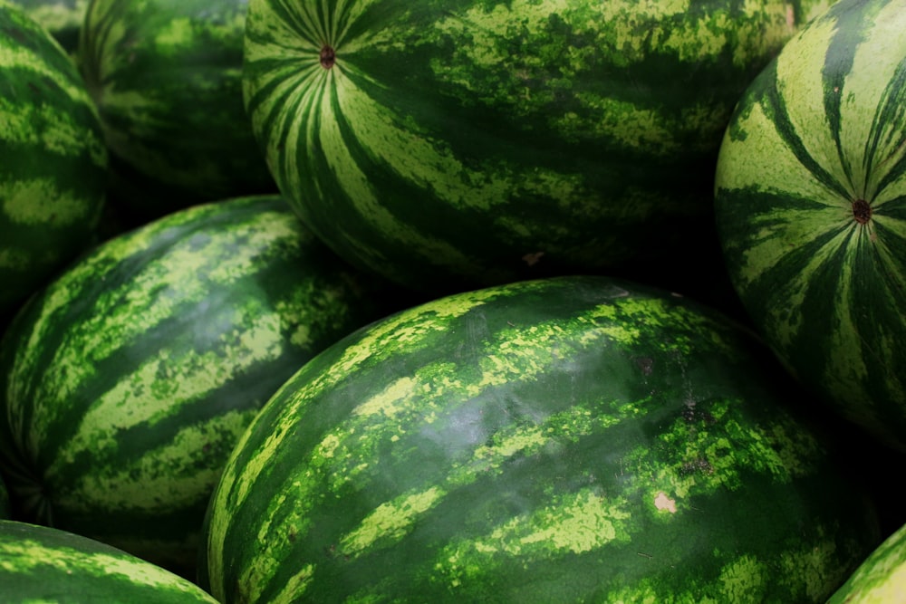 a group of watermelons