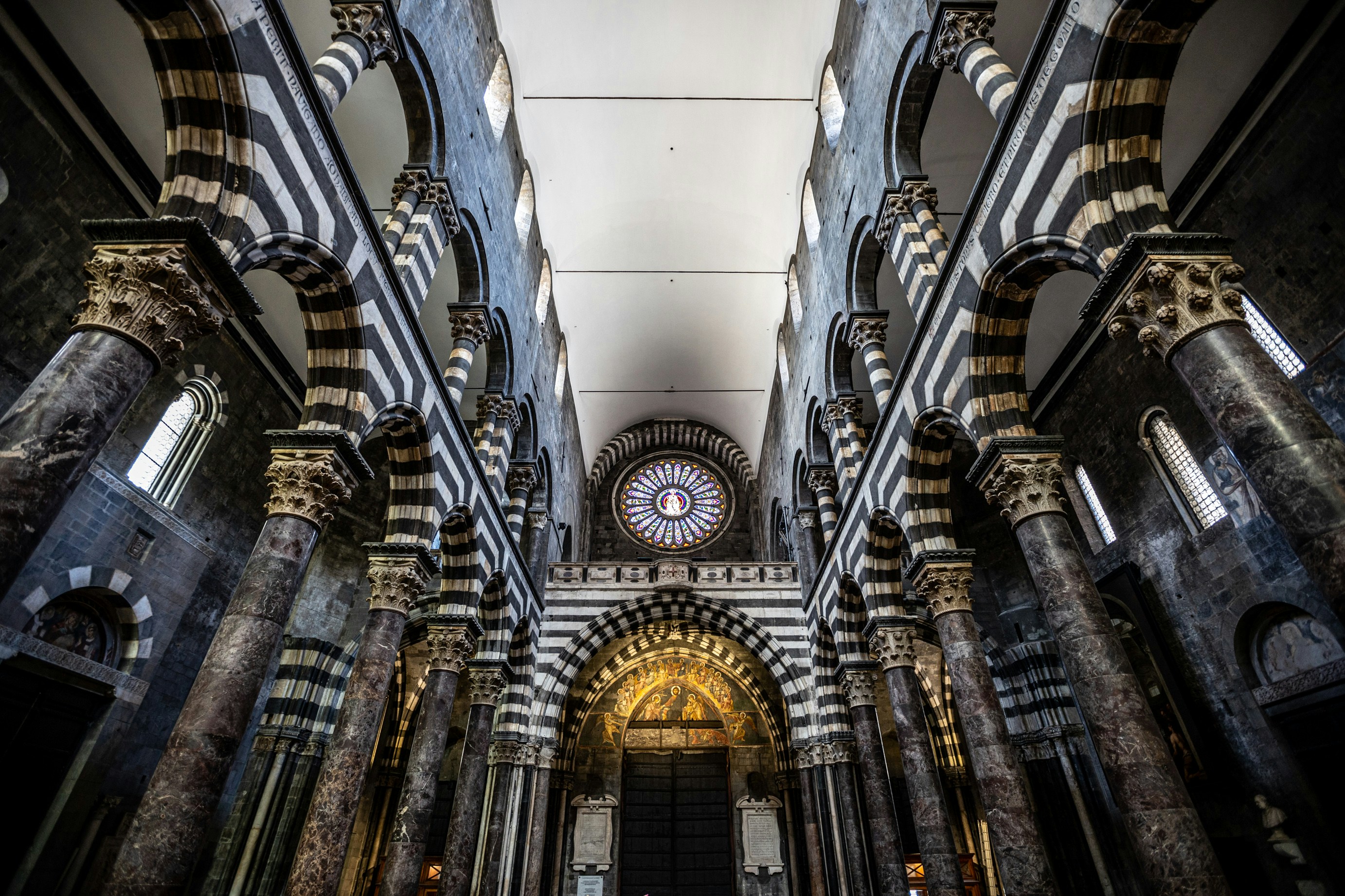 a clock on a large building