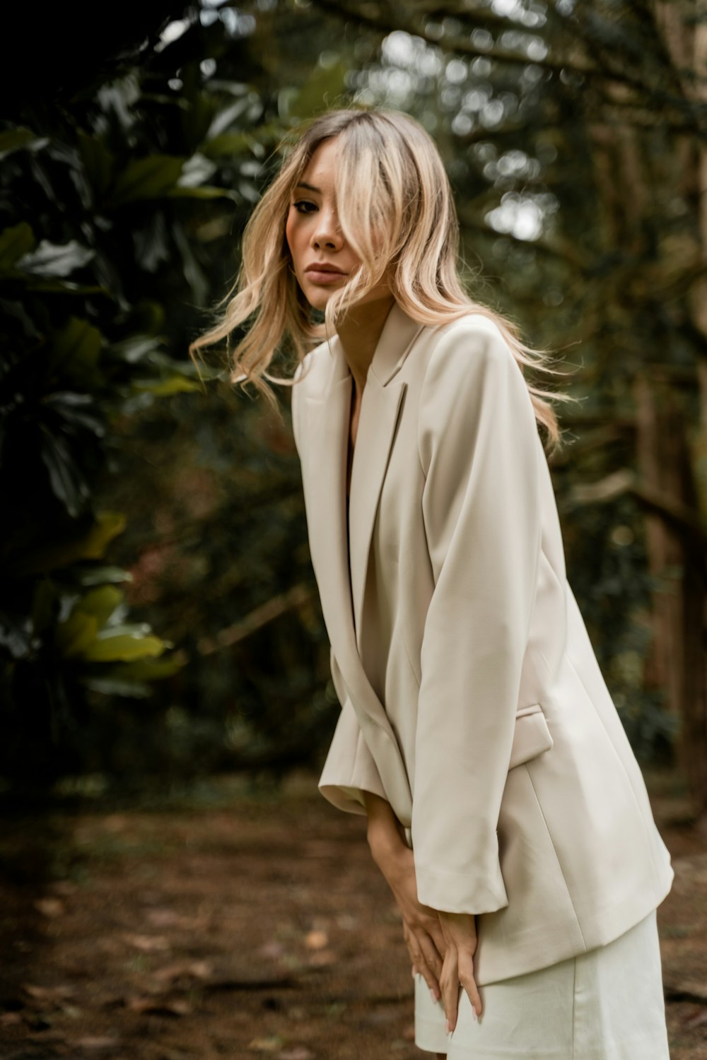 a person in a white dress