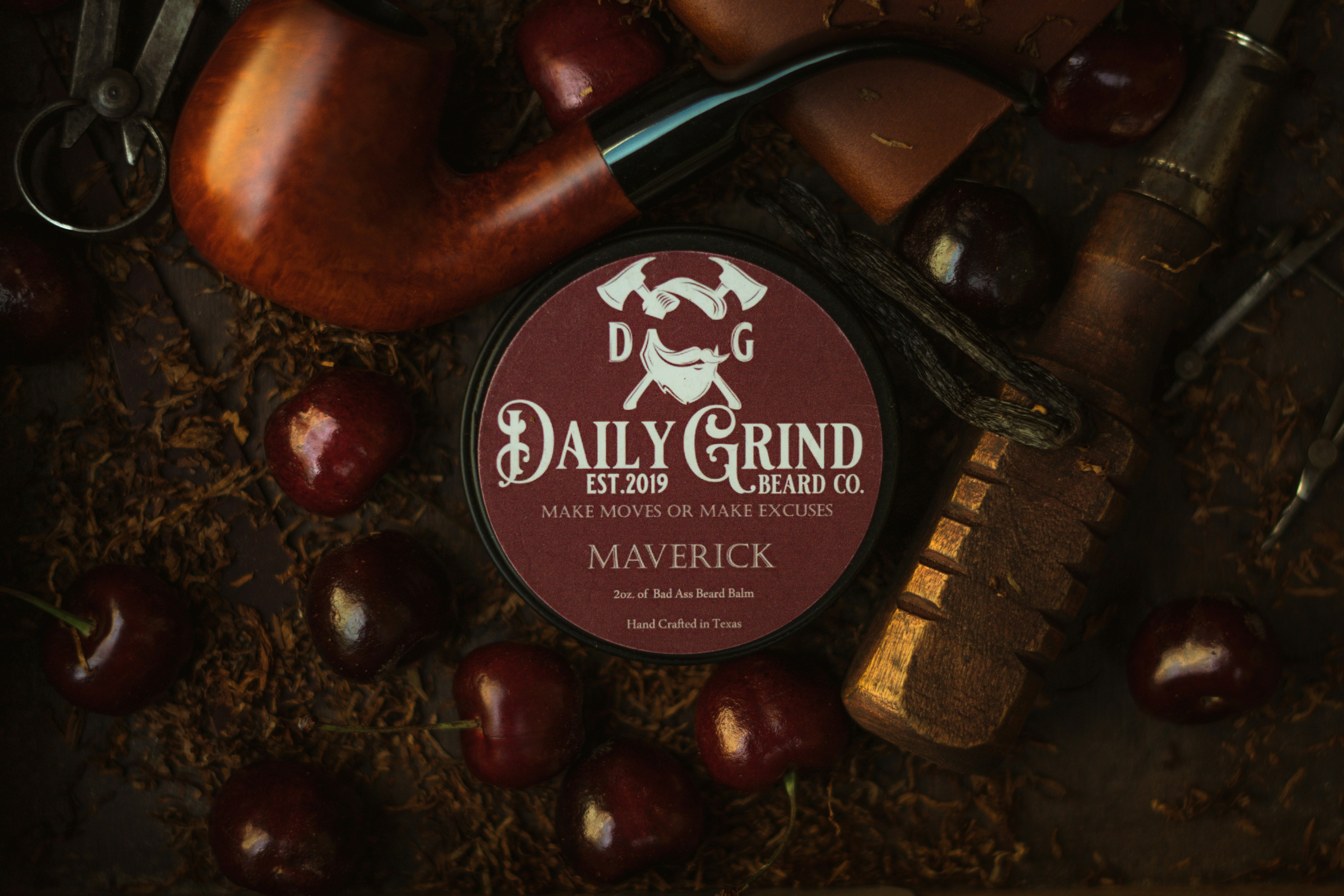 a jar of jam next to a pack of cigarettes