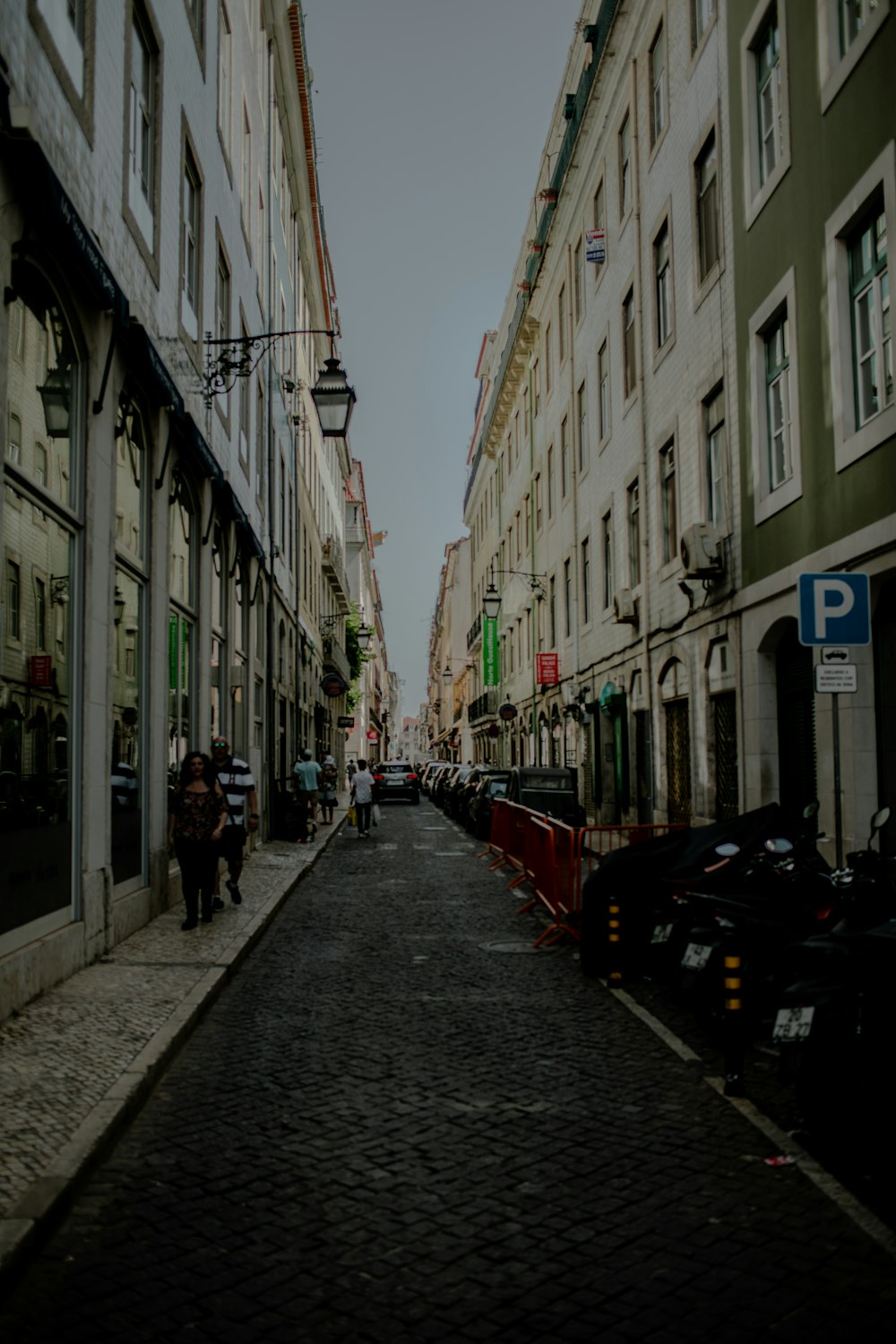 a street with buildings on both sides