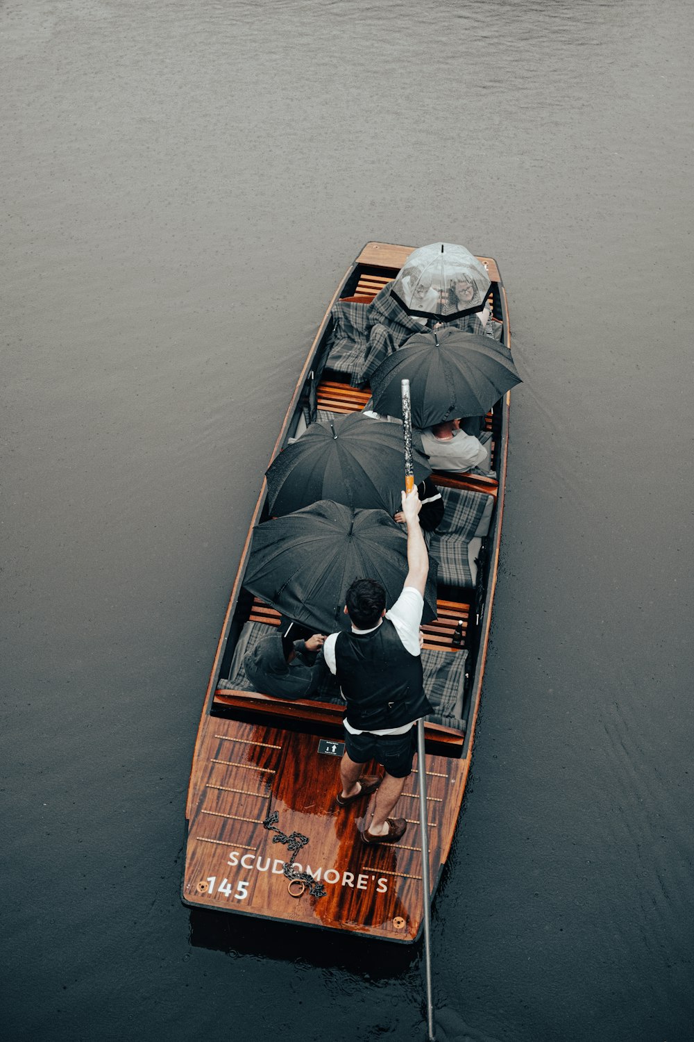 a group of people on a boat