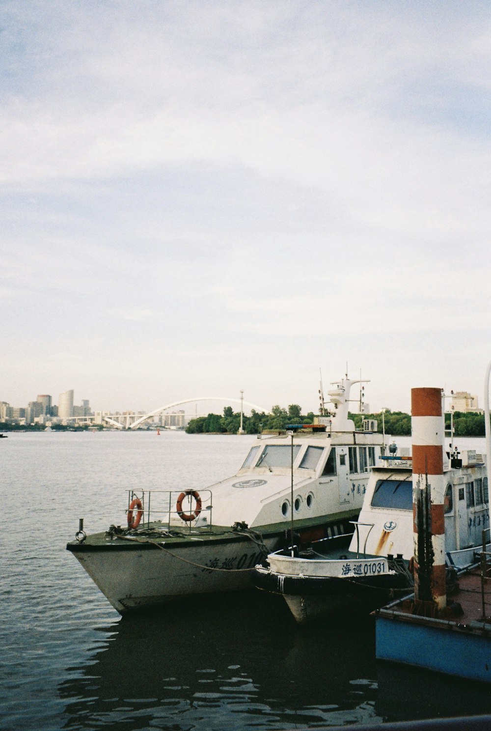 boats docked at a pier