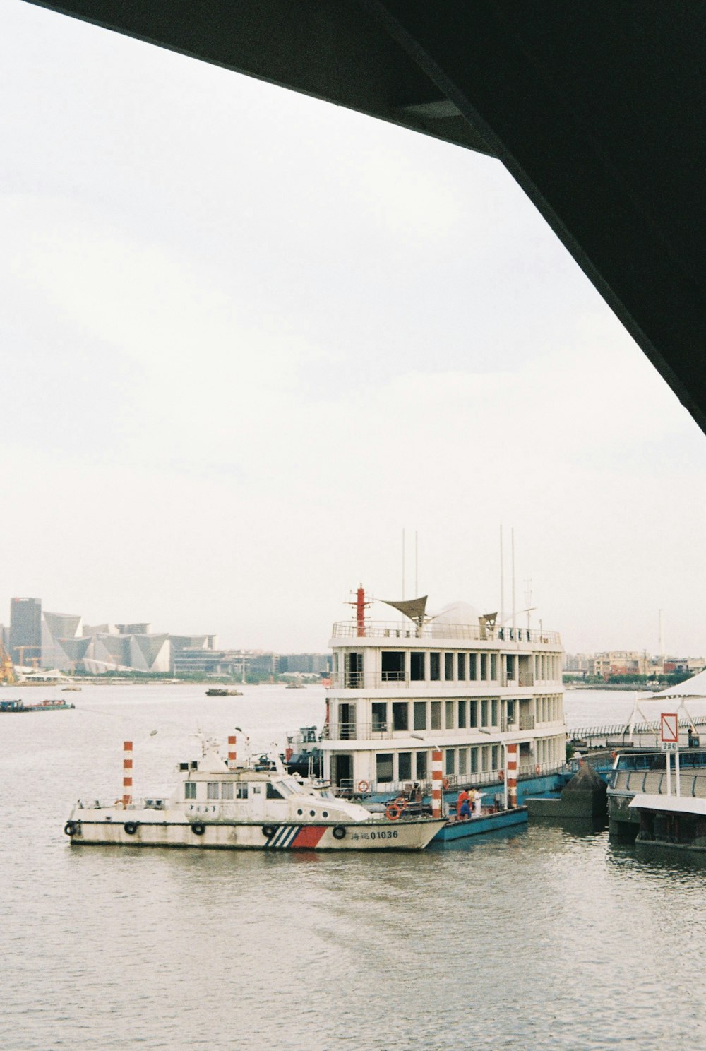 a boat in the water