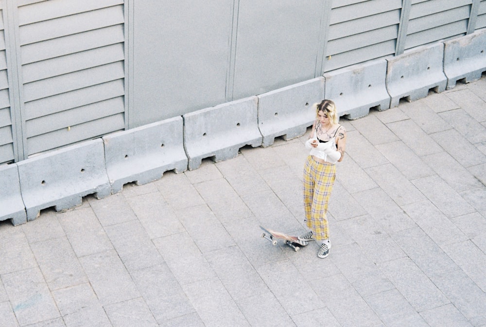 a person on a skateboard