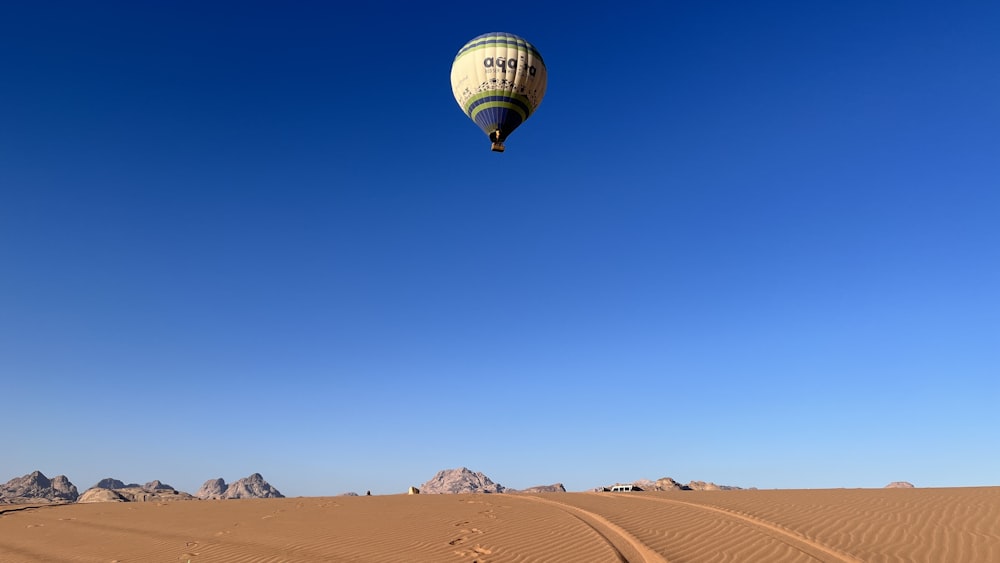 a hot air balloon in the sky