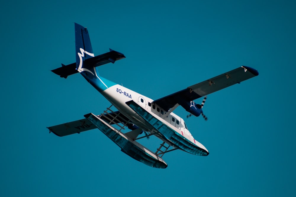 a plane flying in the sky