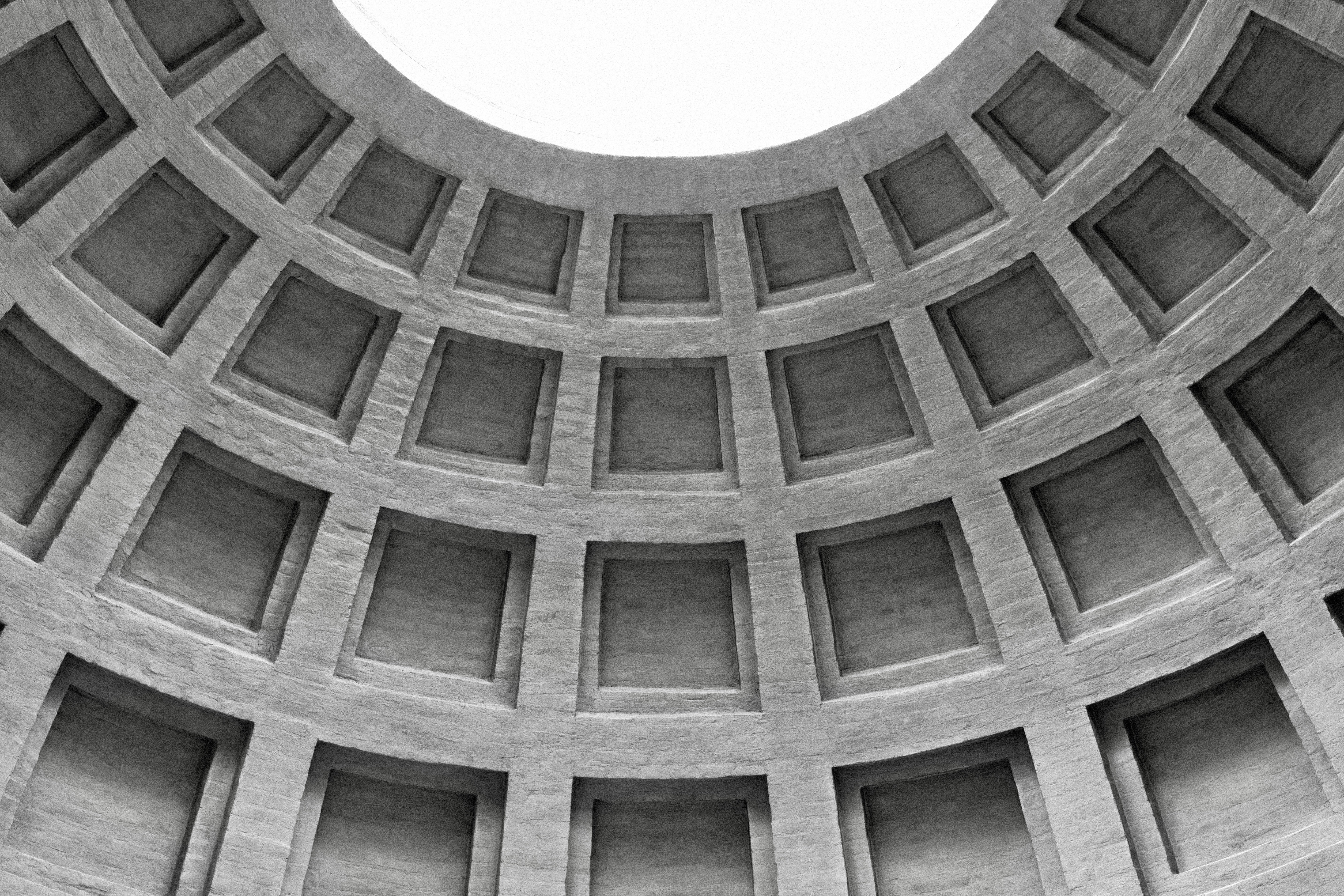 a building with many windows