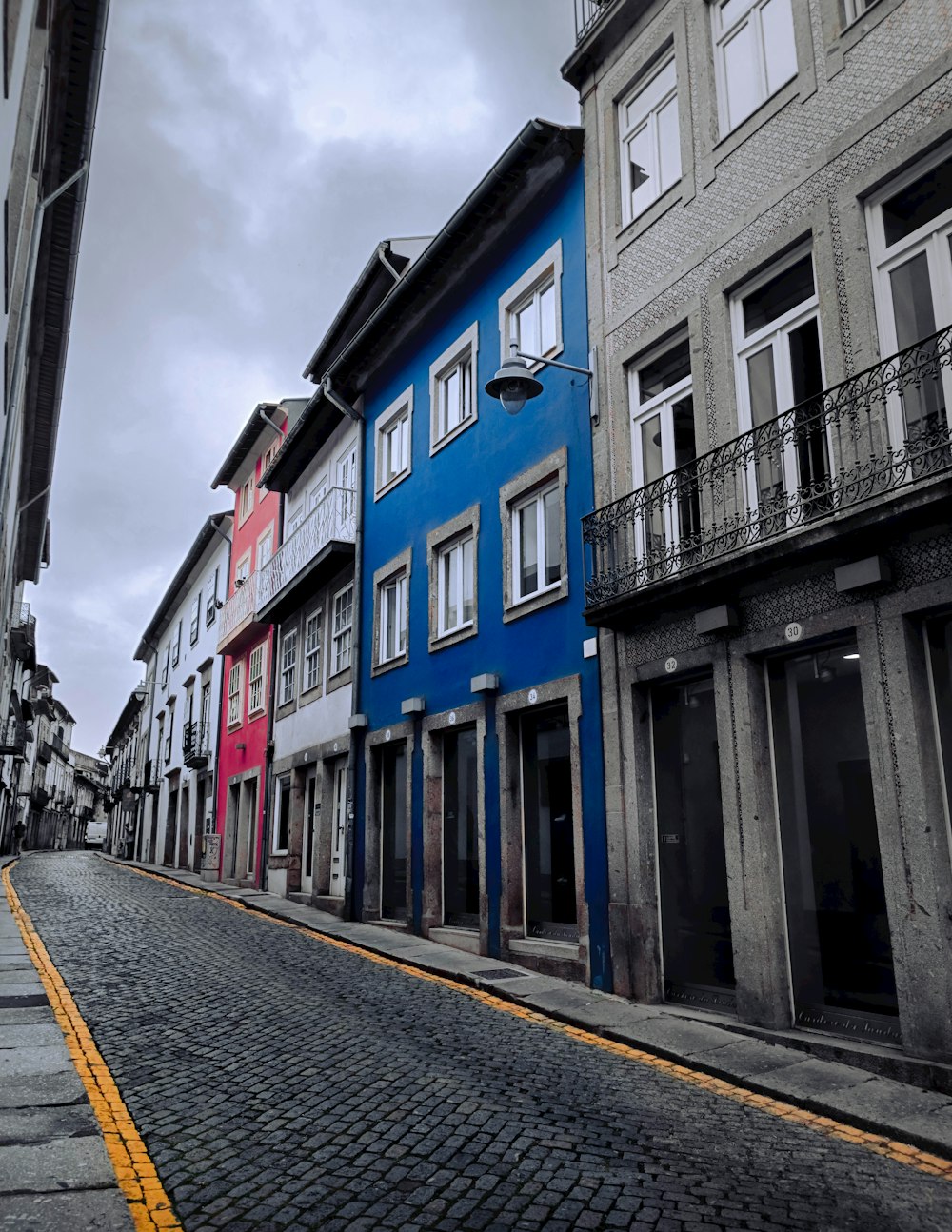 a row of buildings