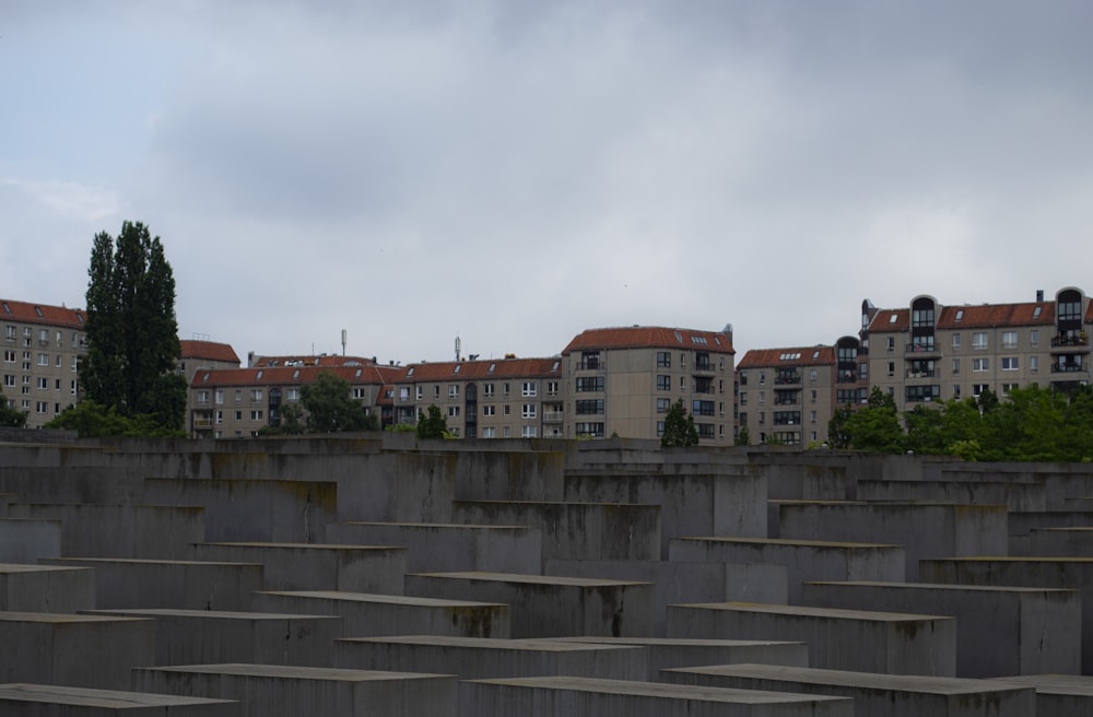 a group of buildings