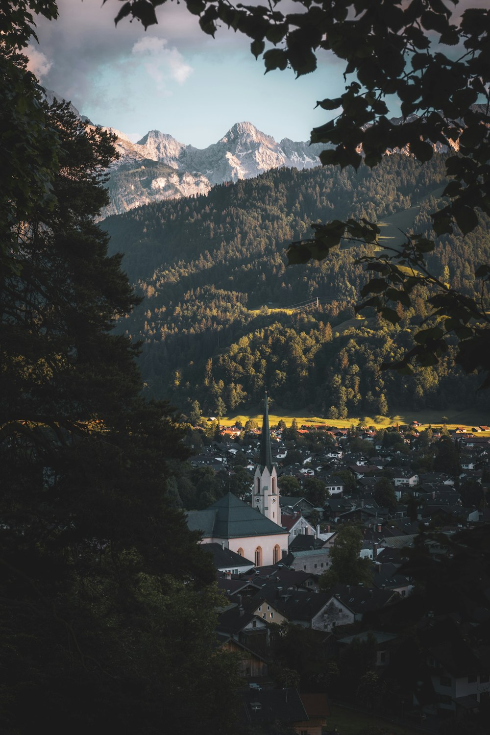 a town in the mountains