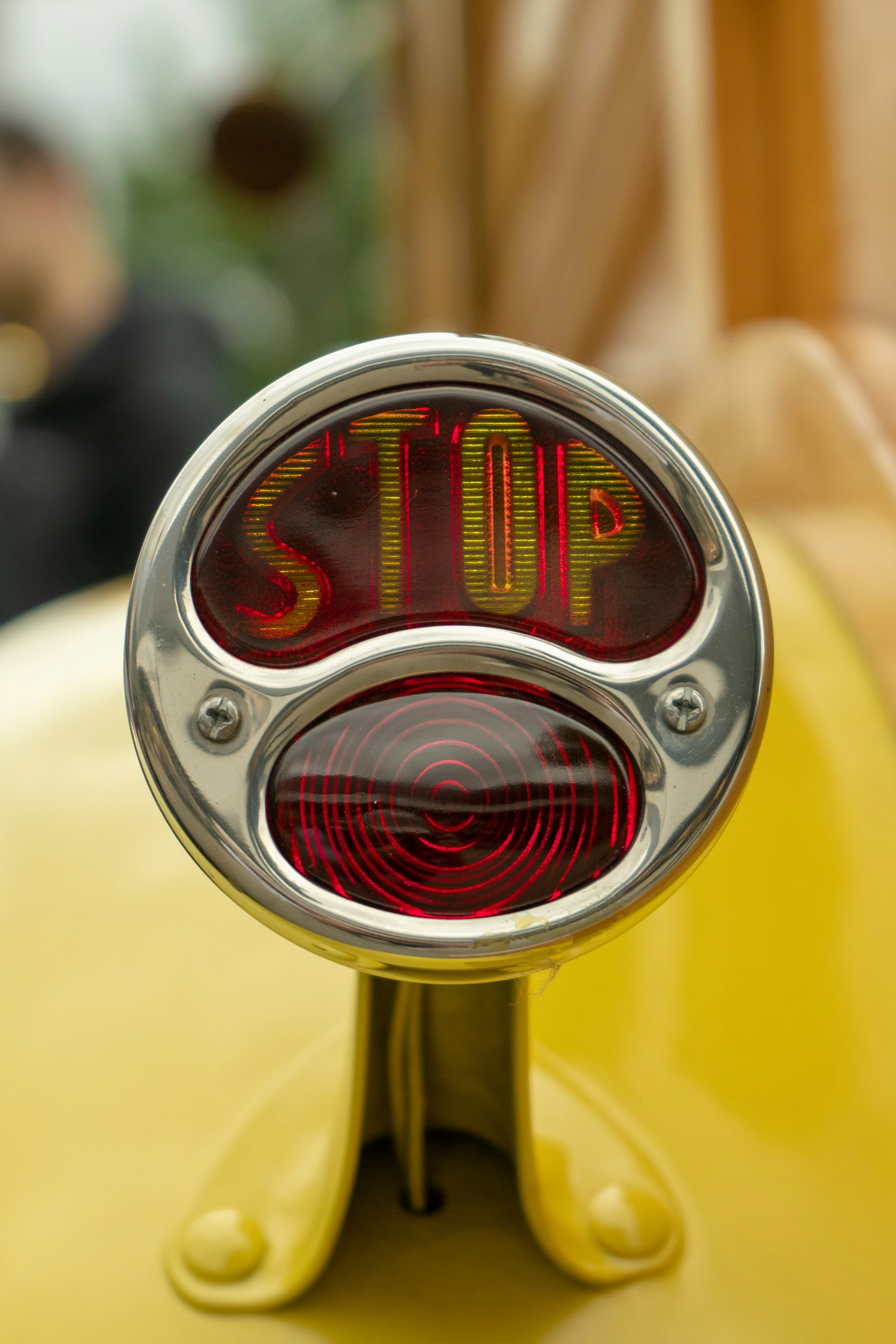 a close up of a light