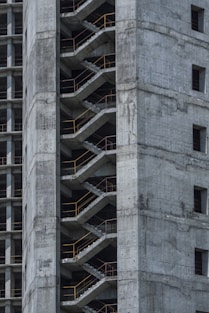 a building with a staircase