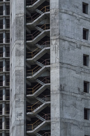 a building with a staircase