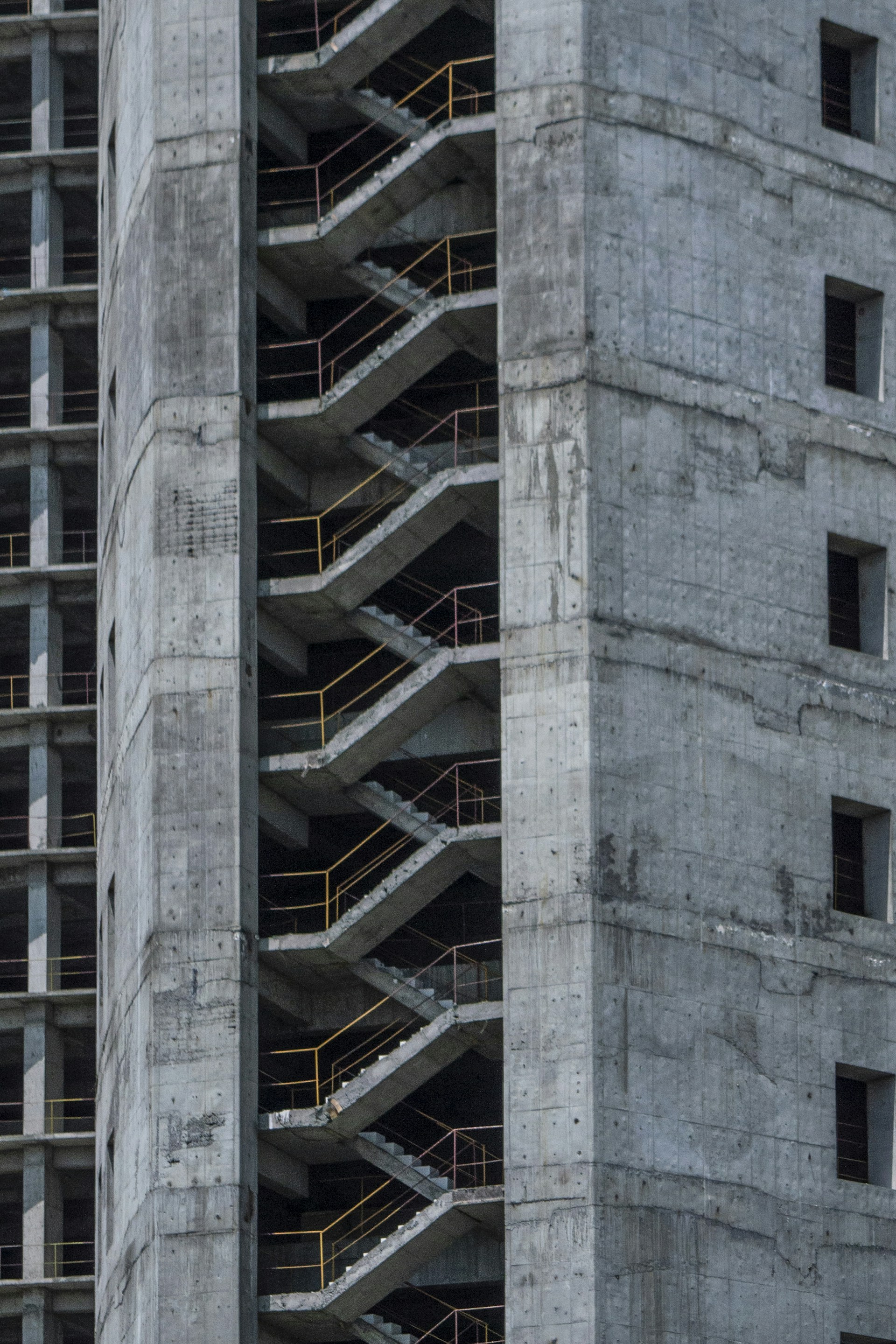 a building with a staircase