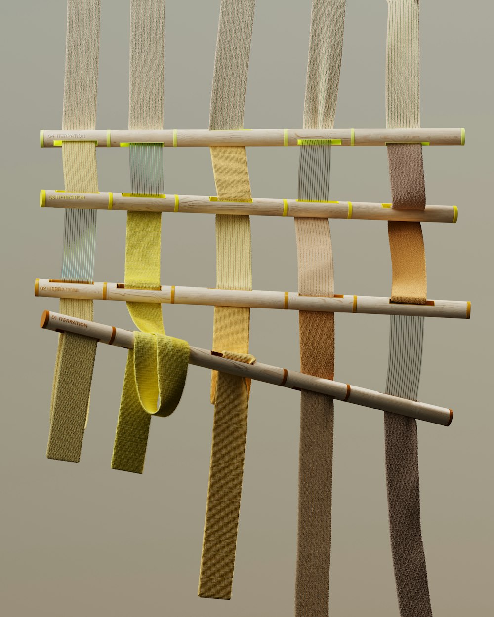 un gruppo di bastoncini di bambù