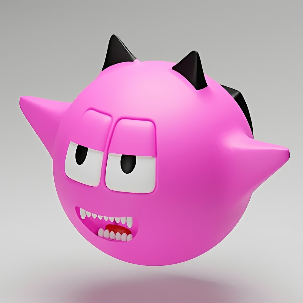 a pink piggy bank