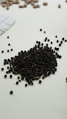 a pile of blackberries