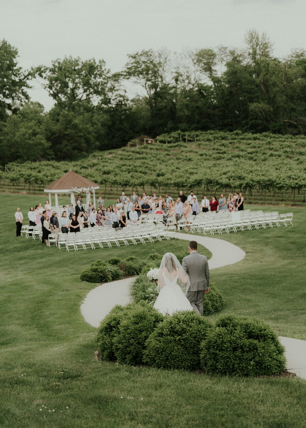 a wedding party at a wedding