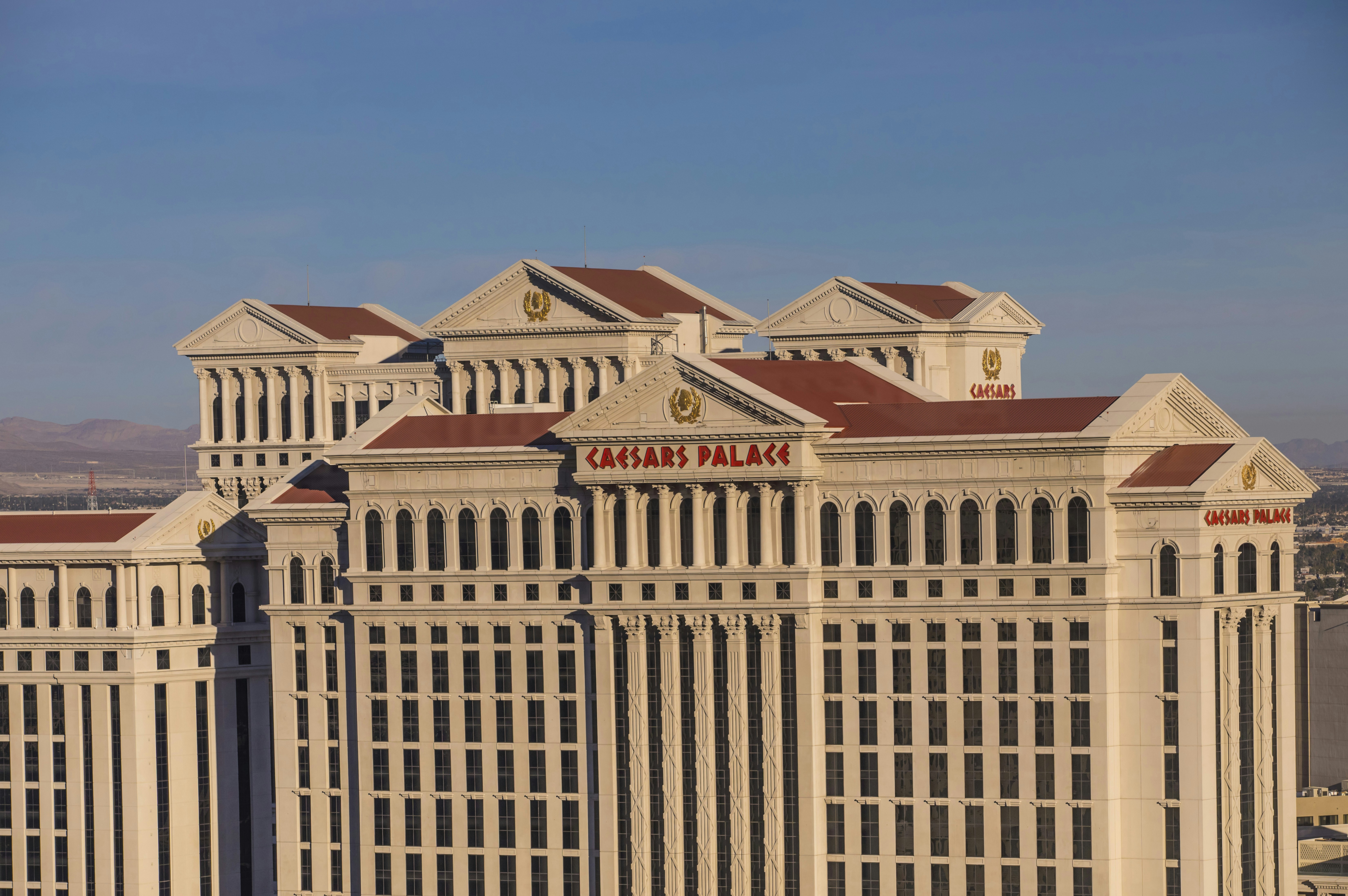 a large white building