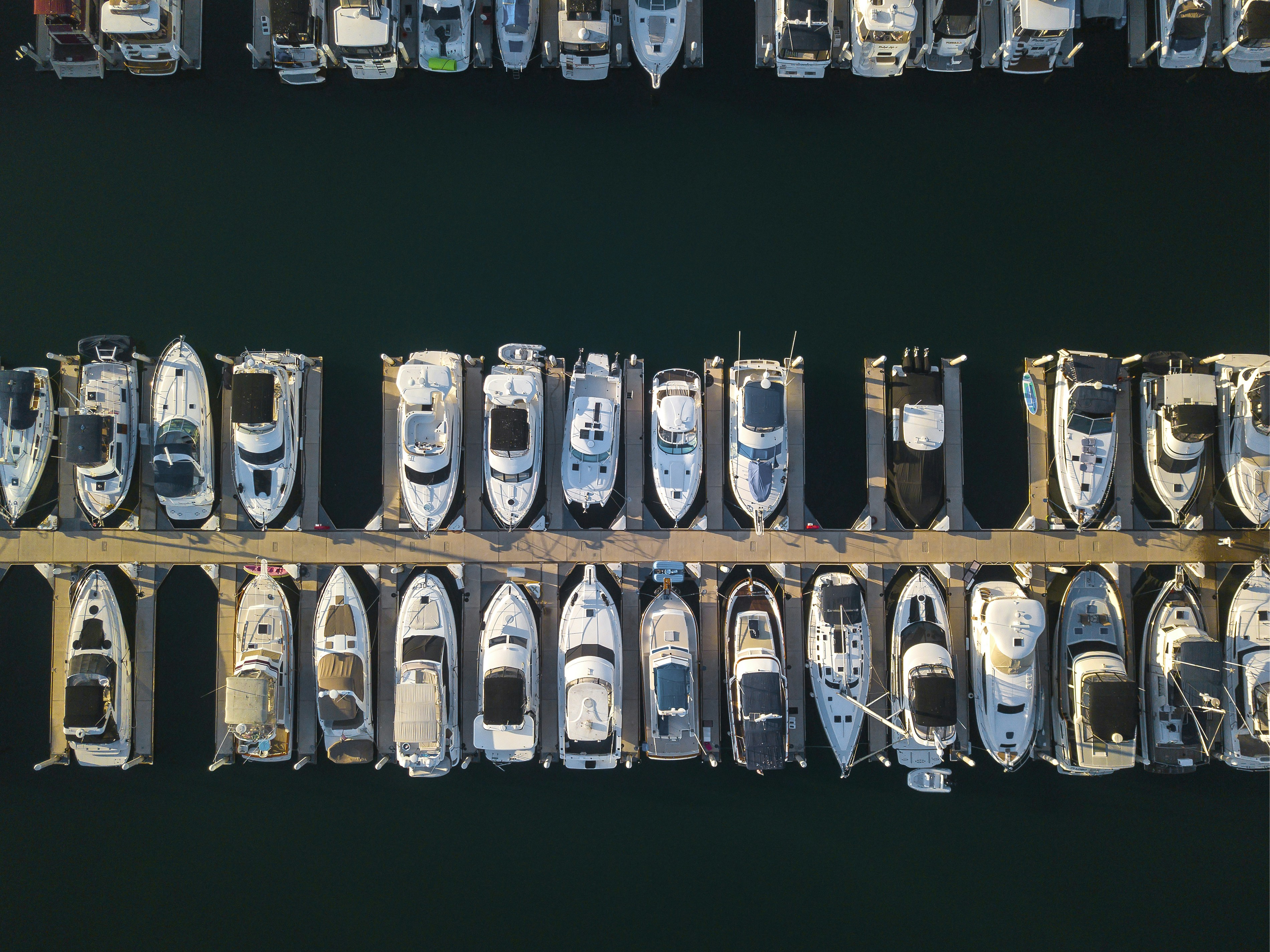 a row of metal cans