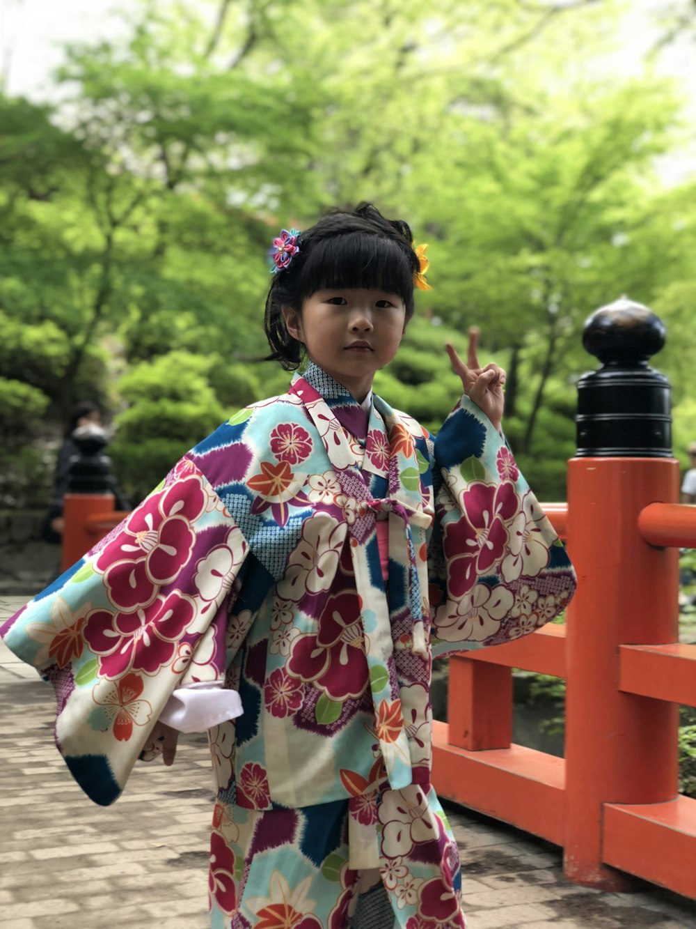 a person in traditional dress