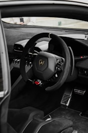 the interior of a car