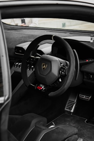 the interior of a car