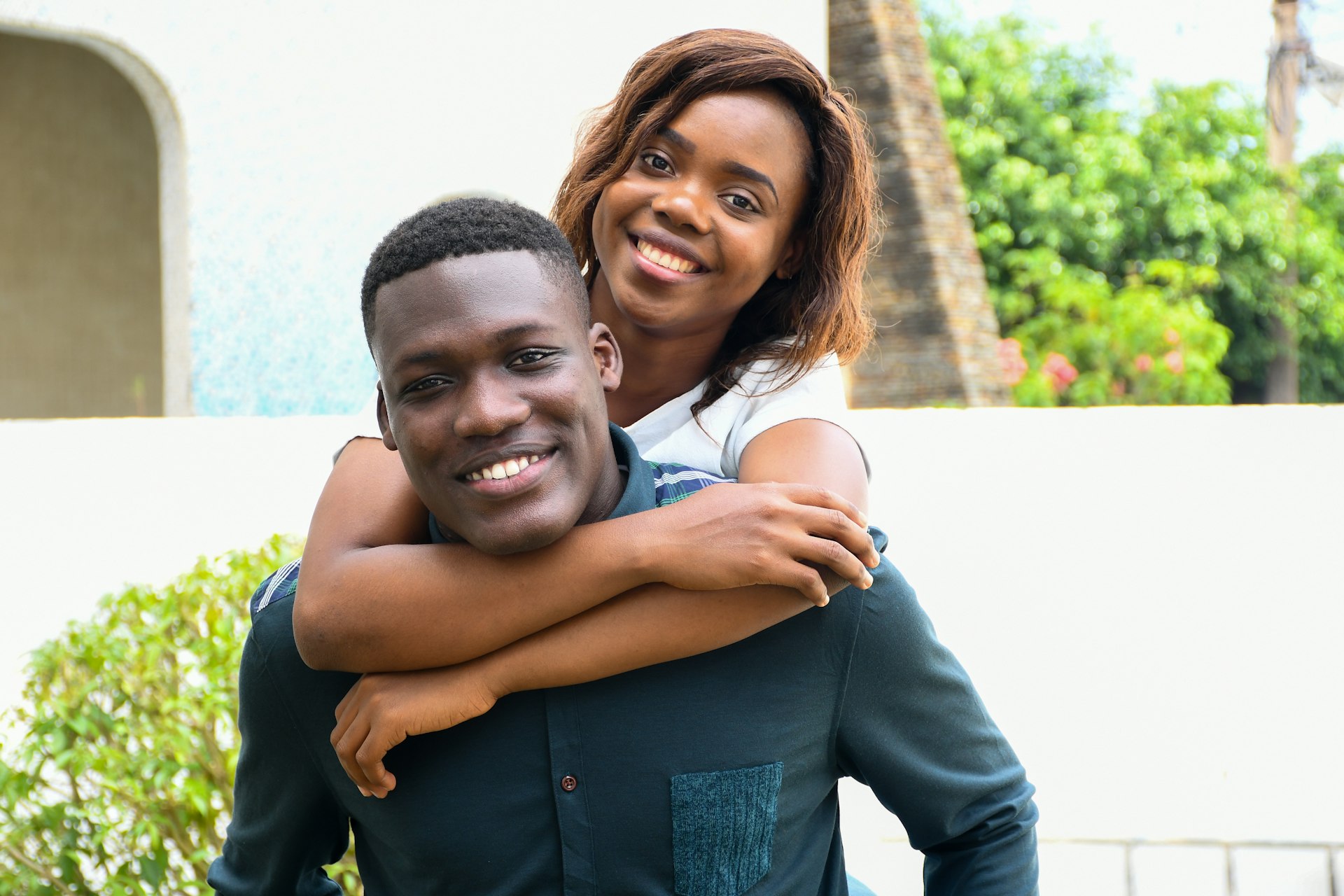 Happy African couple