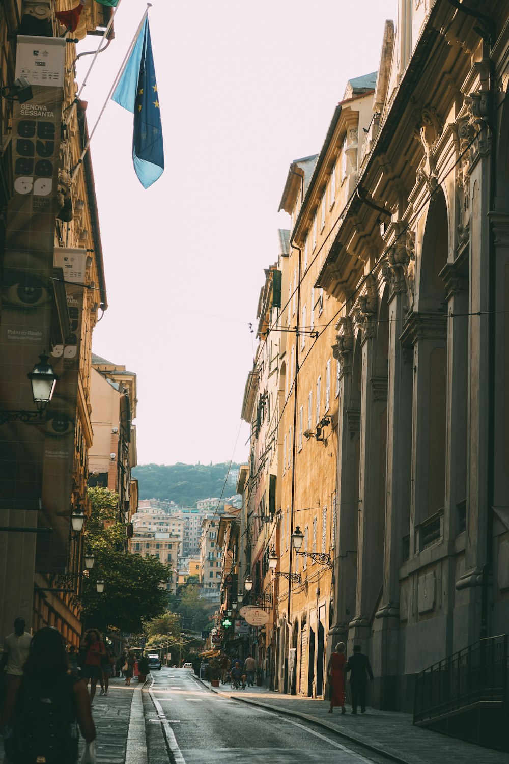 a street with buildings on both sides