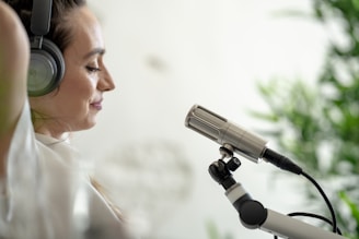 A friendly support agent wearing headphones, ready to assist with botanika token inquiries.