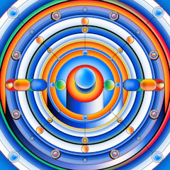 Vibrant geometric patterns representing connection and teamwork.